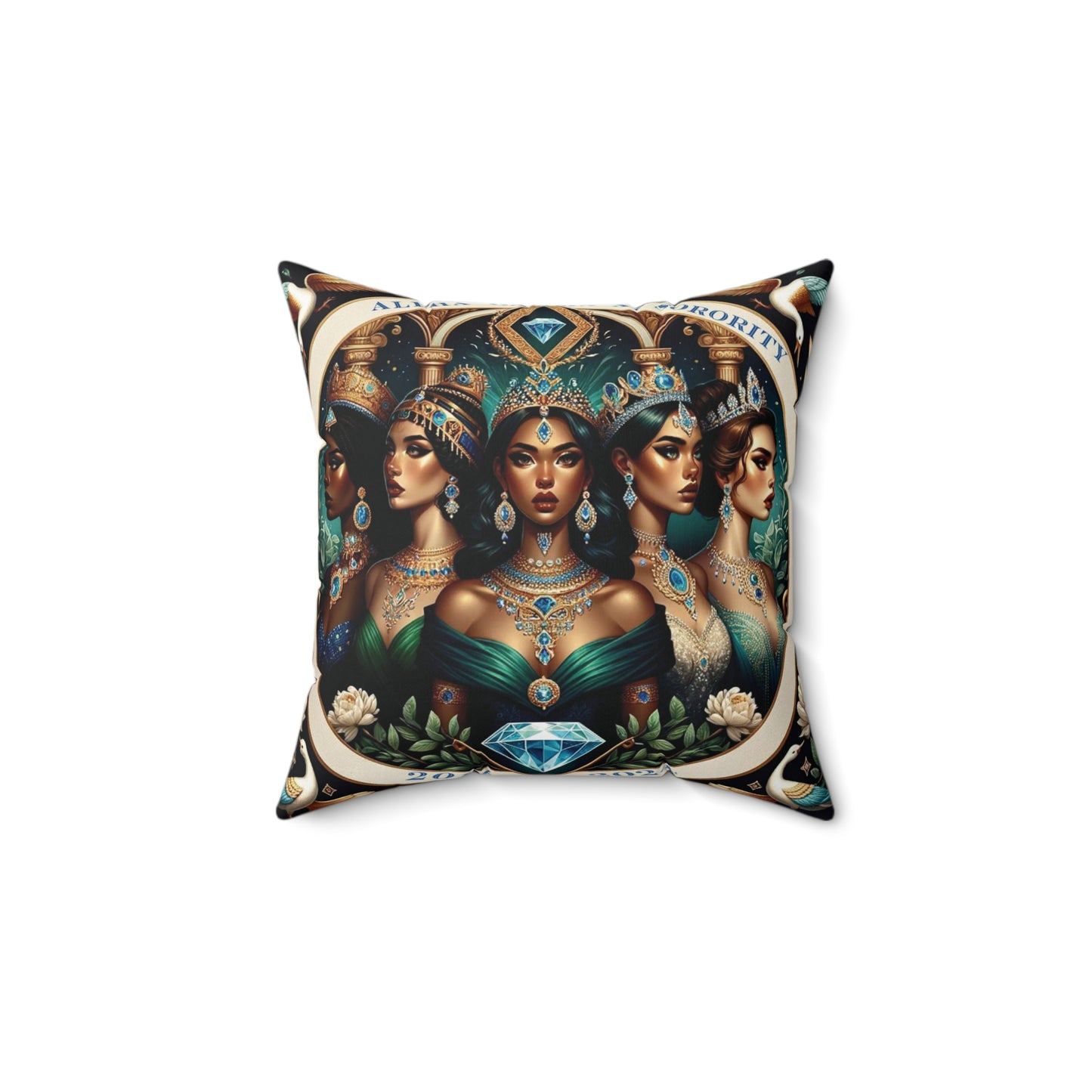 Spun Polyester Square Pillow